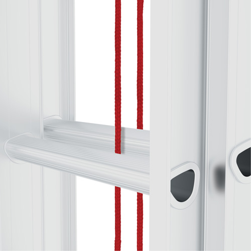 &eacute;chelle coulissante Jobsite Series, Cap 200 lb, 20' h, Calibre 3 Maritime Industrial Rubber