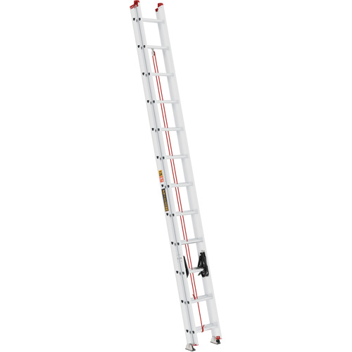 &eacute;chelle coulissante Jobsite Series, Cap 200 lb, 24' h, Calibre 3 Maritime Industrial Rubber