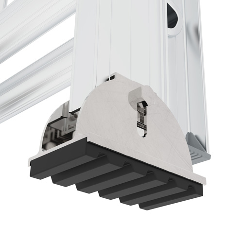 &eacute;chelle coulissante Jobsite Series, Cap 225 lb, 24' h, Calibre 2 Maritime Industrial Rubber