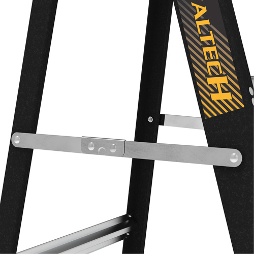 Step Ladder, 8', Fibreglass, 250 lbs. Capacity, Type 1 Maritime Industrial Rubber