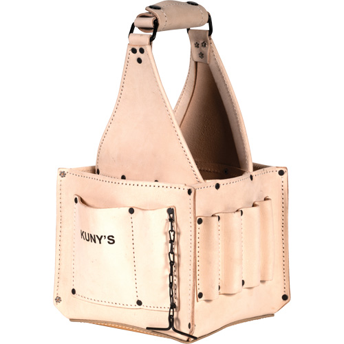 Electrical & Maintenance Tool Pouches, Leather, 17 Pockets, Beige Maritime Industrial Rubber