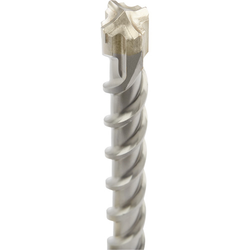 MX4 4-Cutter Rotary Hammer Drill Bit, 7/8", SDS-Plus Shank, Carbide Maritime Industrial Rubber
