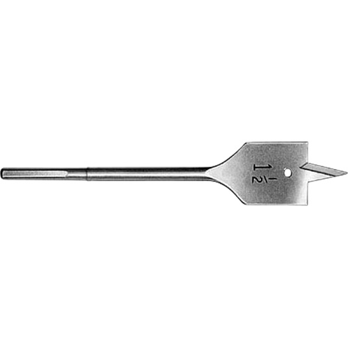 Flat Boring Bit, 1/4" Diameter, 1/4" Hex Shank, 6-1/8" Length Maritime Industrial Rubber