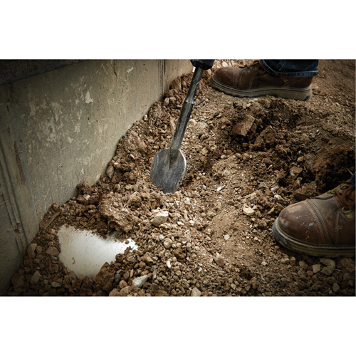 Clay Spade Bit, 5-1/2", Hex Shank, High Speed Steel Maritime Industrial Rubber