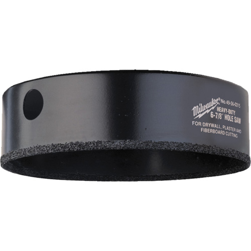 Scie-cloche pour &eacute;clairage encastr&eacute;, 4-3/8", Profondeur de la coupe 1", Carbure Maritime Industrial Rubber
