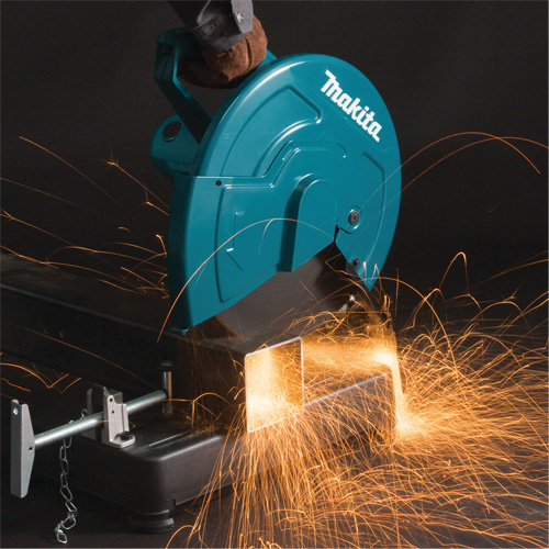 Scies &agrave; tronçonner, 14", 3800 tr/min &agrave; vide, 120 V, 15 A Maritime Industrial Rubber