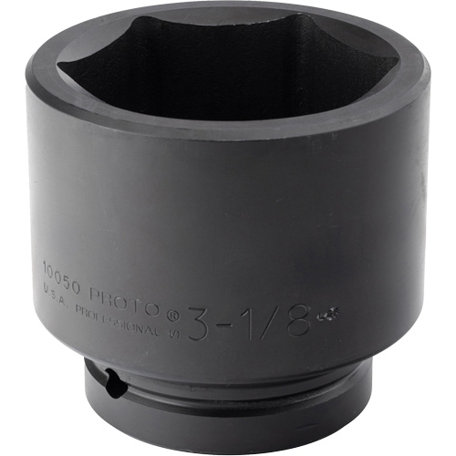 Socket, Impact, 3-1/8", 1" Drive, 6 Points Maritime Industrial Rubber