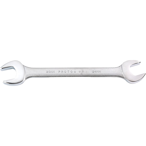 Open-End Wrench, 24 mm x 26 mm, Satin Maritime Industrial Rubber