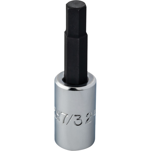 Socket, Hex, 1/4" x 1-7/8" L, 1/4" Drive Maritime Industrial Rubber