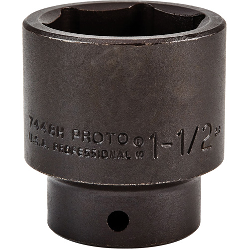 Douille, Chocs, 1-1/2", Prise 1/2", 6 pans Maritime Industrial Rubber