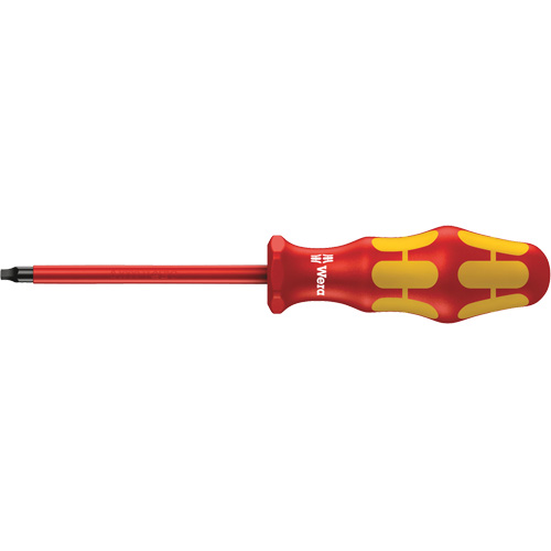 Tournevis isol&eacute; Square Plus, Tige de #2, Ronde, 8-1/16" lo, Prise en Plastique Maritime Industrial Rubber