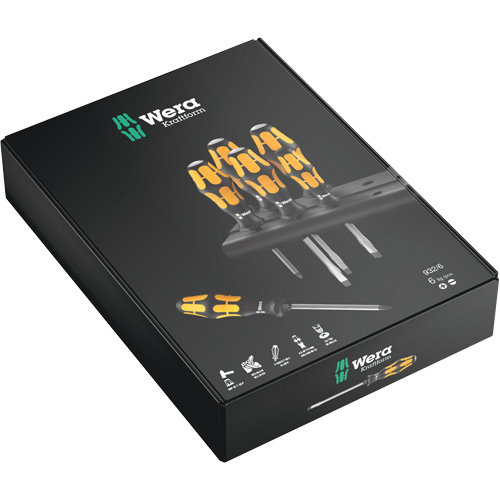Series 900 Screwdriver set Chiseldriver & Rack, 6 Pcs. Maritime Industrial Rubber