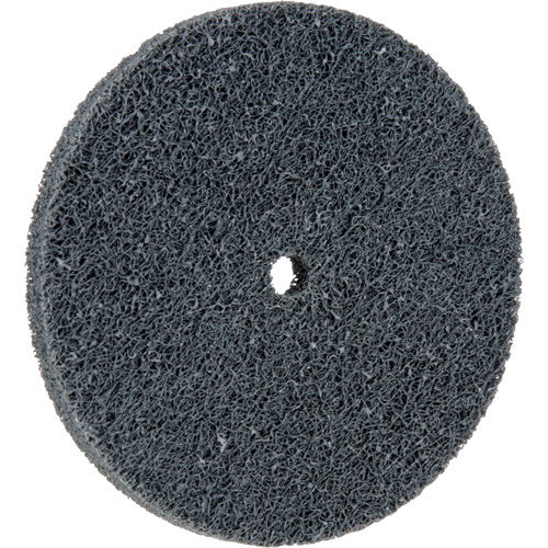 Standard Abrasives 500 Series Soft Density Unitized Wheels, 3" x 1/4", 1/4" Arbor, Fine Grit, Silicon Carbide Maritime Industrial Rubber