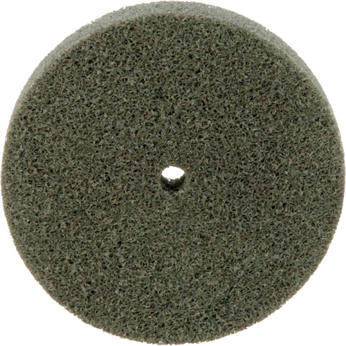 Standard Abrasives 500 Series Soft Density Unitized Wheels, 3" x 1/2", 1/4" Arbor, Medium Grit, Aluminum Oxide Maritime Industrial Rubber