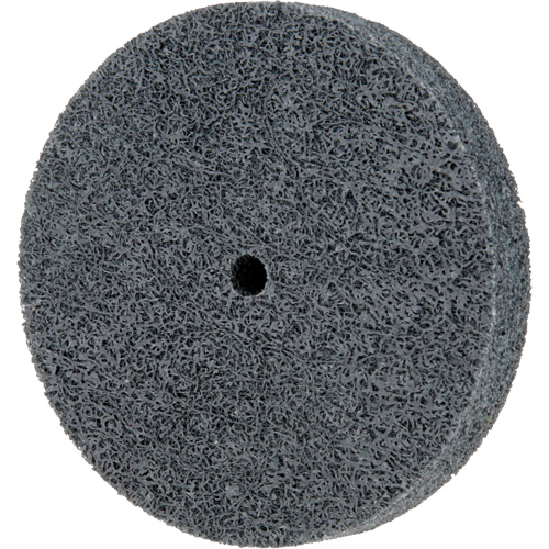Standard Abrasives 500 Series Soft Density Unitized Wheels, 3" x 1/2", 1/4" Arbor, Fine Grit, Silicon Carbide Maritime Industrial Rubber