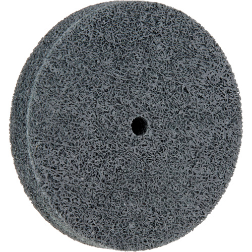 Standard Abrasives 500 Series Soft Density Unitized Wheels, 3" x 1/2", 1/4" Arbor, Fine Grit, Silicon Carbide Maritime Industrial Rubber