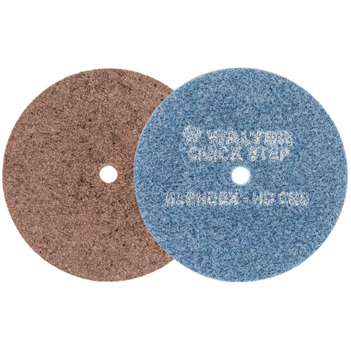 Disque de pr&eacute;paration de surface QUICK-STEP BLENDEX, 5" dia., Grain Extra grossier, Oxyde d'aluminium Maritime Industrial Rubber