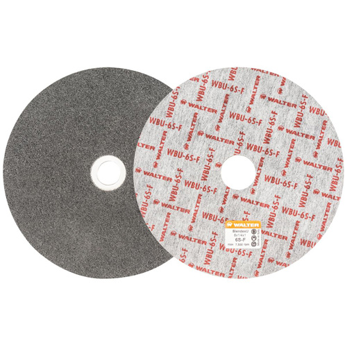Blendex U Finishing Wheel, 6" Dia., 6SF Grit, Silicon Carbide Maritime Industrial Rubber