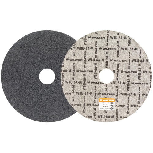 Disque de finition Blendex UMC, 6" dia., Grain 6AM, Carbure de silicium Maritime Industrial Rubber