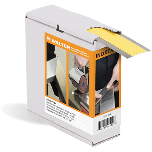 Inox Stainless Steel Tape, 0.15 mils Thick, 41.275 mm (1-5/8") x 5 m (16.375') Maritime Industrial Rubber