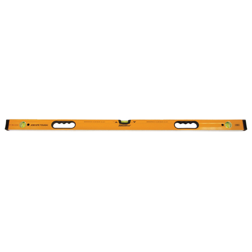 Contractor Level, Box, 4' L, Aluminum, 3, Non-Magnetic Maritime Industrial Rubber