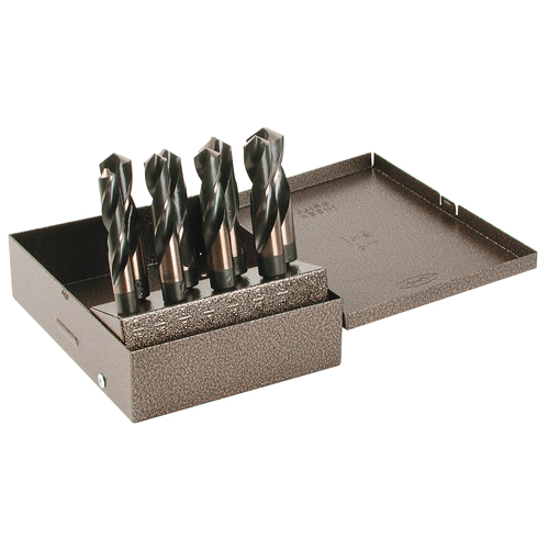 Prentice Drill Set, 8 Pieces, High Speed Steel Maritime Industrial Rubber