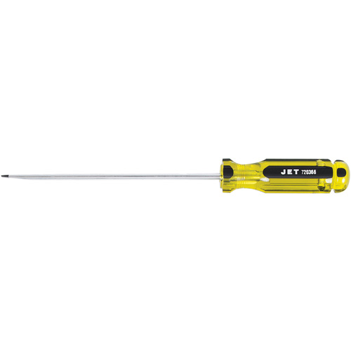 Tournevis &agrave; fentes avec manche g&eacute;ante SDS-6R, Tige de 3/16", Ronde, Prise en Plastique Maritime Industrial Rubber