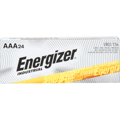 Alkaline Industrial Batteries, AAA, 1.5 V Maritime Industrial Rubber
