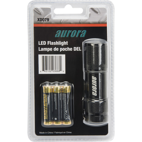 Mini lampe de poche AFL200, DEL, 25 lumens, Piles AAA Maritime Industrial Rubber
