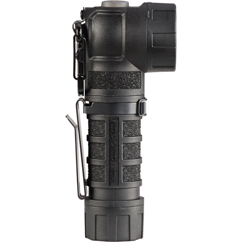 PolyTac&reg; 90 X Right Angle Flashlight, LED, CR123A Batteries, Polymer Maritime Industrial Rubber