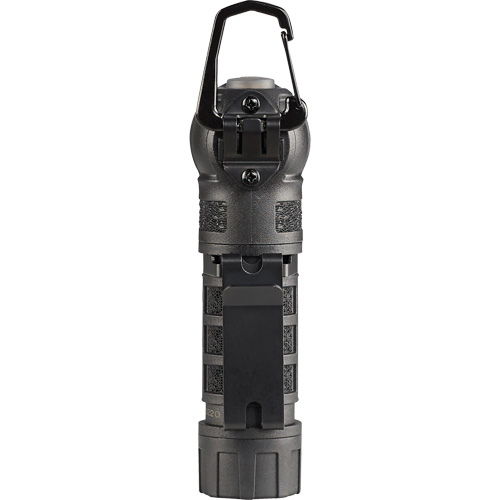 PolyTac&reg; 90 X Right Angle Flashlight, LED, CR123A Batteries, Polymer Maritime Industrial Rubber
