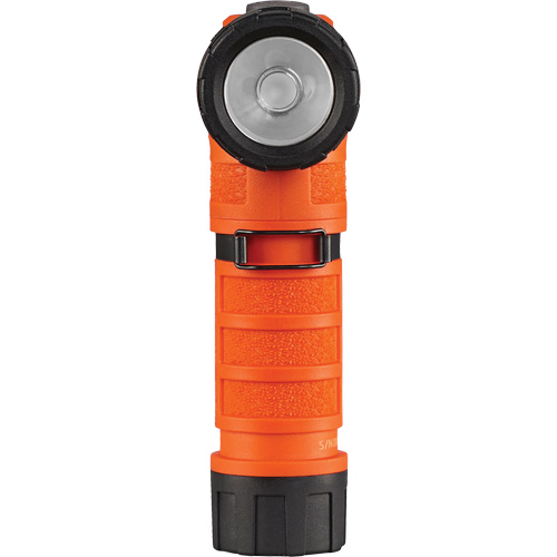 PolyTac&reg; 90 X Right Angle Flashlight, LED, CR123A Batteries, Polymer Maritime Industrial Rubber