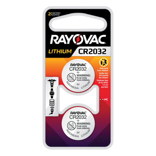 CR2032 Lithium Coin Cell Batteries, 3 V Maritime Industrial Rubber