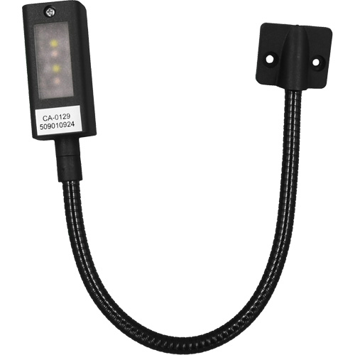 LED Gooseneck Maplight, 1 W, LED, 12" Neck, Black Maritime Industrial Rubber