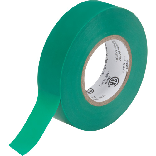 Ruban isolant, 19 mm (3/4") x 18 m (60'), Vert, 7 mils Maritime Industrial Rubber
