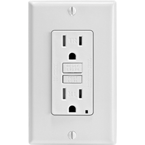 GFCI Decora&reg; Outlet Maritime Industrial Rubber