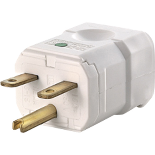 Hospital Grade Extension Plug, Nylon, 15 A, 250 V Maritime Industrial Rubber