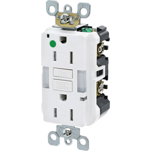 SmartlockPro&reg; Extra Heavy-Duty Self-Test GFCI Receptacle Maritime Industrial Rubber