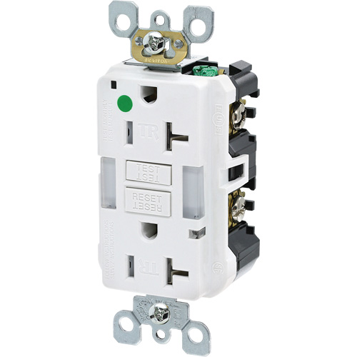 SmartlockPro&reg; Extra Heavy-Duty Self-Test GFCI Receptacle Maritime Industrial Rubber