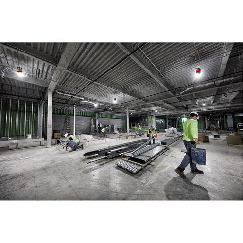 RADIUS Temporary Site Light, LED, 130 W, 15000 Lumens Maritime Industrial Rubber