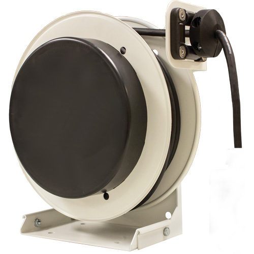 Cord Reel, 50', SJOOW, 12/3 Gauge, 15 A Maritime Industrial Rubber