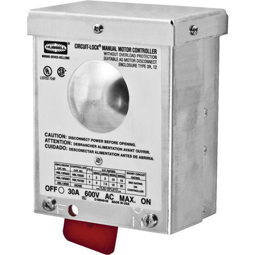 Circuit-Lock&reg; NEMA 3R Enclosure Switch Disconnect Maritime Industrial Rubber