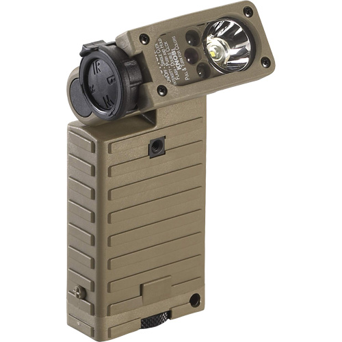 Sidewinder&reg; X High-Output Multi-Fuel Military Light with Tilting Head, LED, 275 Lumens, AA Batteries Maritime Industrial Rubber