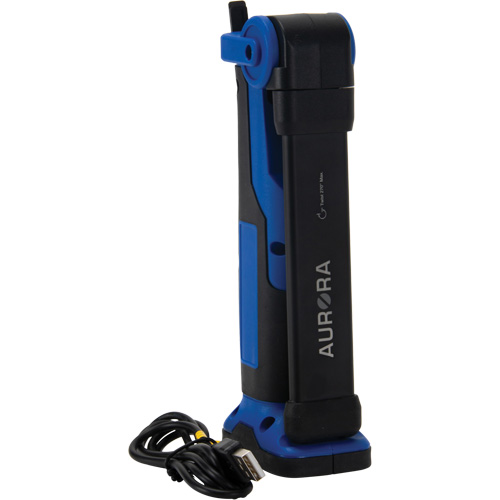Foldable/Twist Work Light, Magnetic, Rechargeable, 350 Lumens Maritime Industrial Rubber