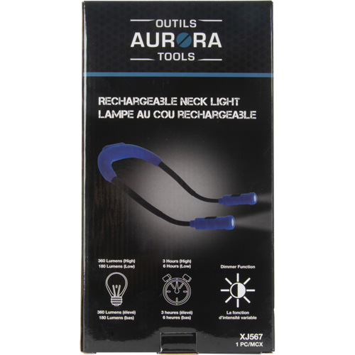 Work Light, Neck Light, Rechargeable, 300 Lumens Maritime Industrial Rubber