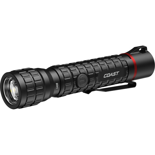 G40R Waterproof Flashlight with Twist Focus, LED, 650 Lumens, Rechargeable Batteries Maritime Industrial Rubber
