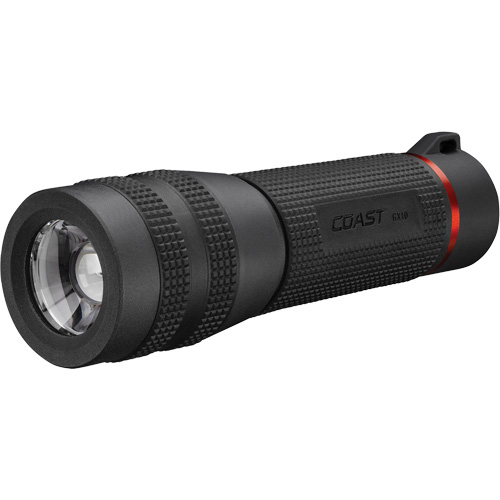 GX10 Waterproof Flashlight with Twist Focus, LED, 360 Lumens, AAA Batteries Maritime Industrial Rubber
