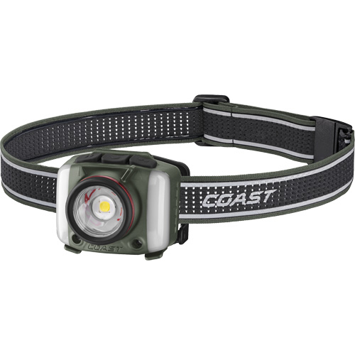 FL97R Tri-Colour Headlamp with Twist Focus & Voice Activation, LED, 830 Lumens, 2 Hrs. Run Time, Rechargeable Batteries Maritime Industrial Rubber