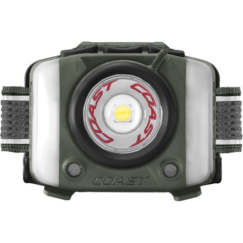 FL97R Tri-Colour Headlamp with Twist Focus & Voice Activation, LED, 830 Lumens, 2 Hrs. Run Time, Rechargeable Batteries Maritime Industrial Rubber