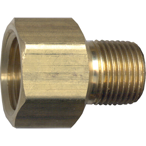 Pipe Adapter, FPT x NPT, 1/2" x 1/4" Dia., Brass Maritime Industrial Rubber